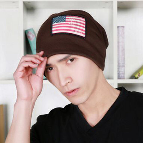 US Print Knitted Cap