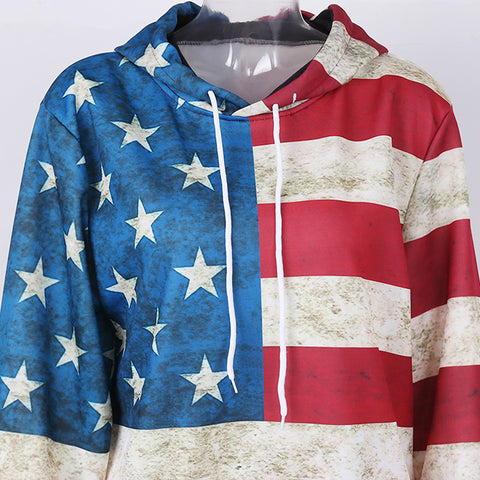 Eye-Popping US Print Hoodie