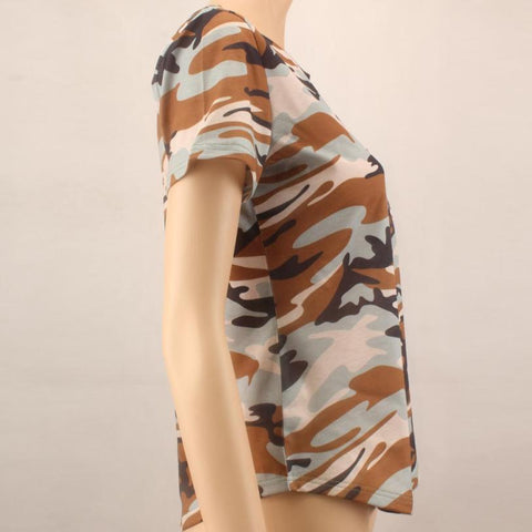 US Camouflage T Shirt