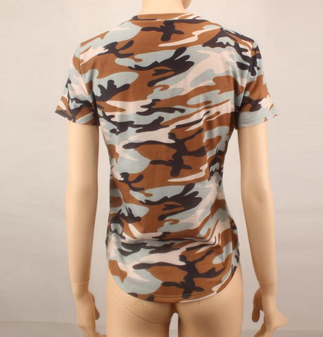 US Camouflage T Shirt